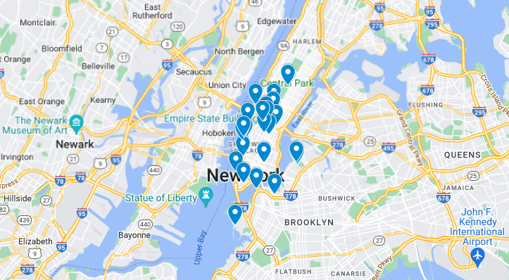 New york maps