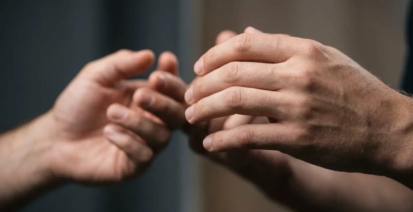 Gros plan sur des mains exprimant un geste aux significations culturelles multiples